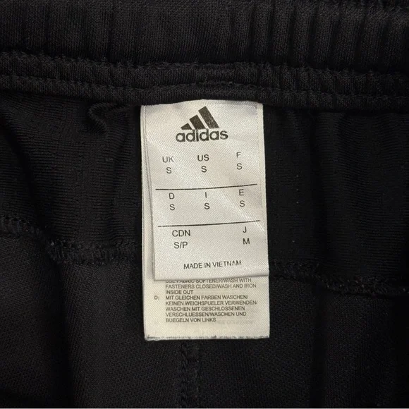 Adidas Tiro Track Pants – Size S – Black with Red, White & Blue Side Stripes - Picture 6 of 6